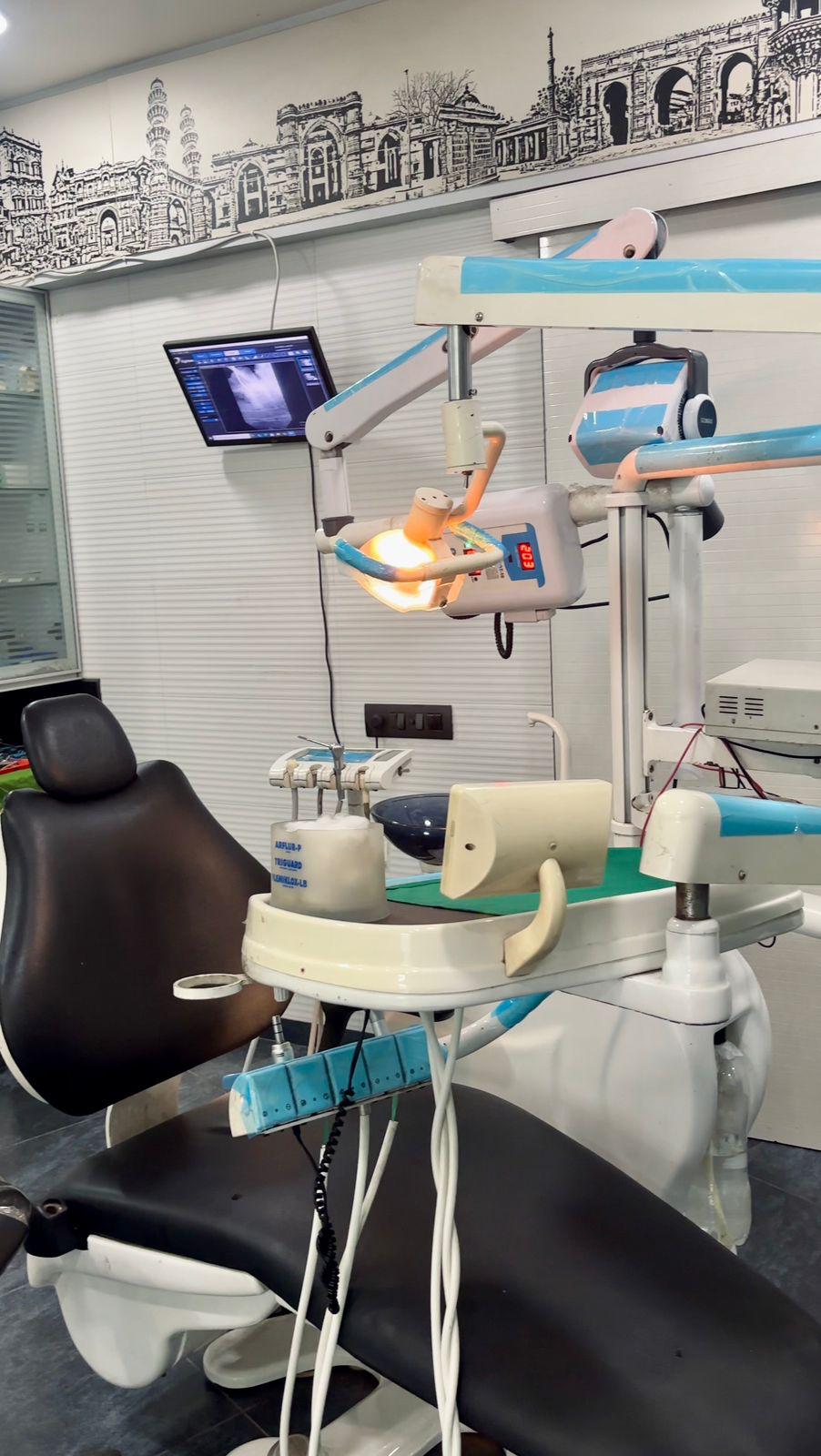 Digital radiography and precision instruments Digital radiography and precision dental instrumentation used at Dr. Varun's Dental Clinic, Ahmedabad