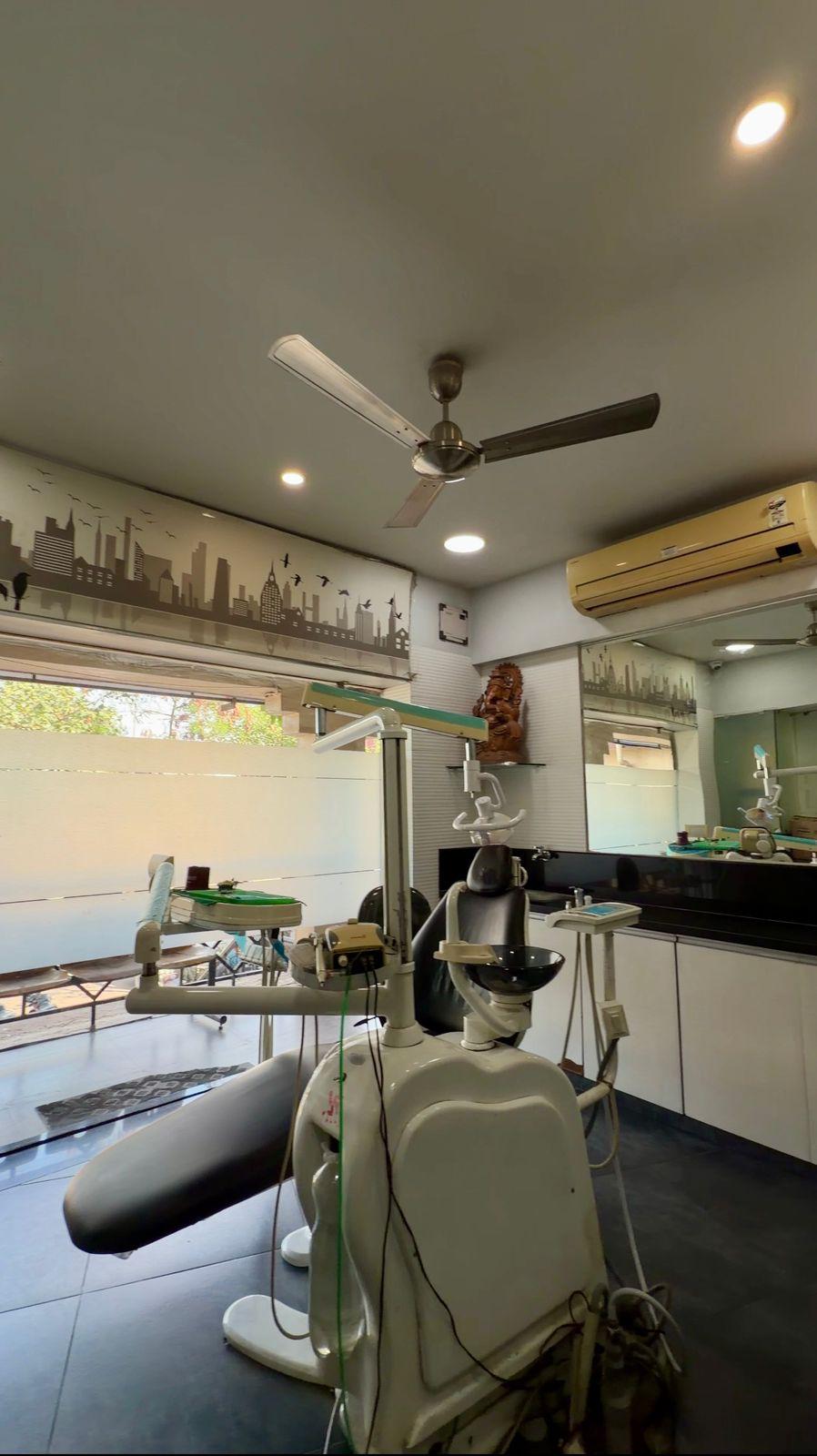 Spacious modern operatory Spacious, modern dental clinic interior with premium dental chair in Odhav, Ahmedabad